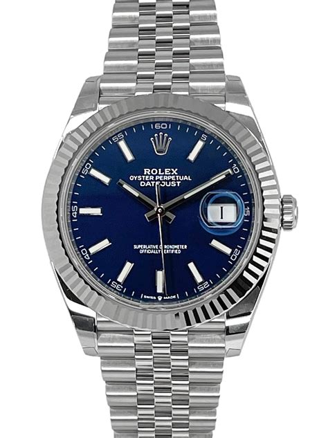 rolex datejust blue roman jubilee|rolex datejust 41mm jubilee bracelet.